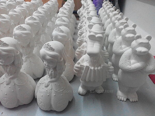 Гипсовые фигурки в большом ассортименте