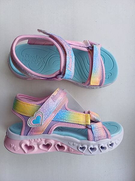 Сандалії Skechers S-Lights Flutter Hearts 303105L LPMT розміри 27,5-37