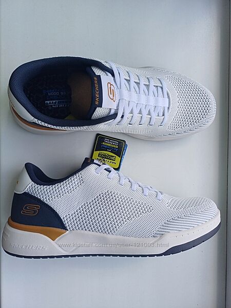 Кеди сітка Skechers Corliss - Dorset 210793 WHT KM5144 р-ри 41,43,45 Оригін