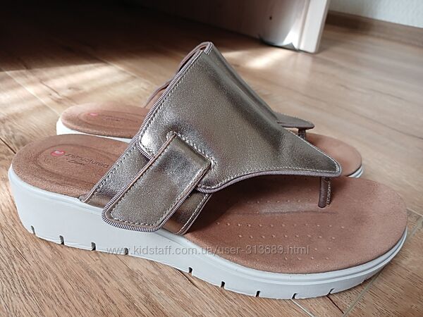 Шлепанцы, босоножки Clarks р39 1/2
