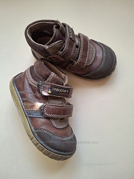 Черевики демісезонні шкіряні 21 Pablosky