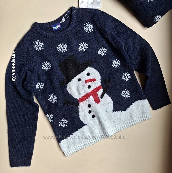 Різдвяний новорічний светр зі сніговиком Lupilu 