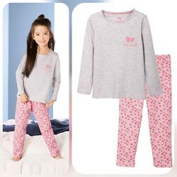 Трикотажна піжама зі штанами з сердечками 86-92 Lupilu