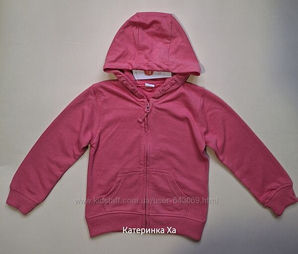 Кофта худі на замку двонитка 86 см