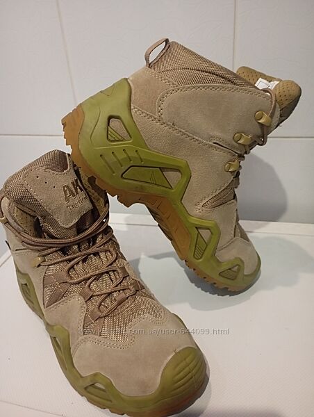 Замшеві Черевики АК на поліуретановій підошві койот розмір 42