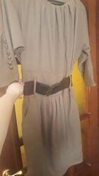 Платье удобное кофейное