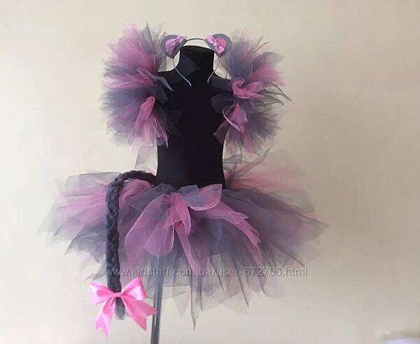 Карнавальний костюм для дівчинки мишка стан новий на 6-9 років