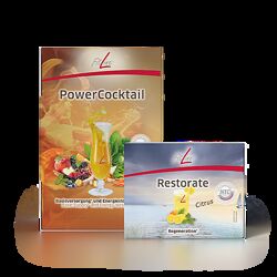 FitLine Oптимальний Cет для покращення травлення з вітамінами Фітлайн Повер коктейль і Ресторейт цитрус