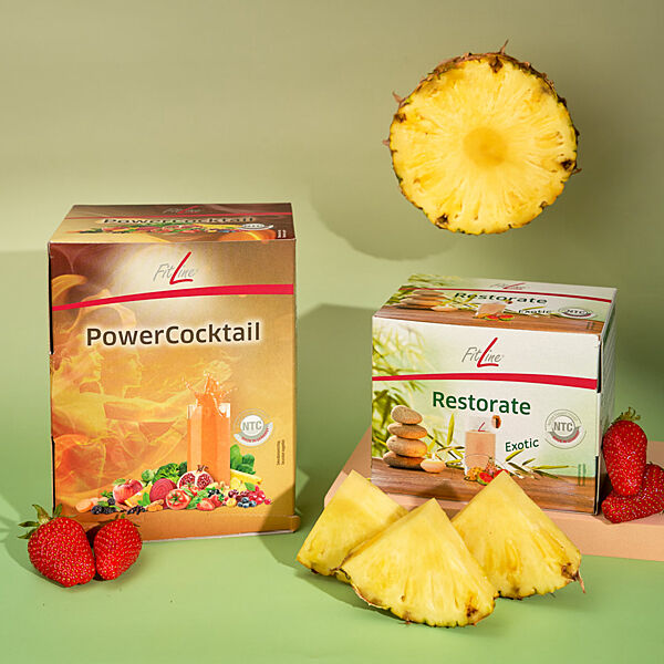 FitLine Oптимальний Cет для травлення PowerCocktail Restorate Exotic Фітлайн Повер коктейль Ресторейт