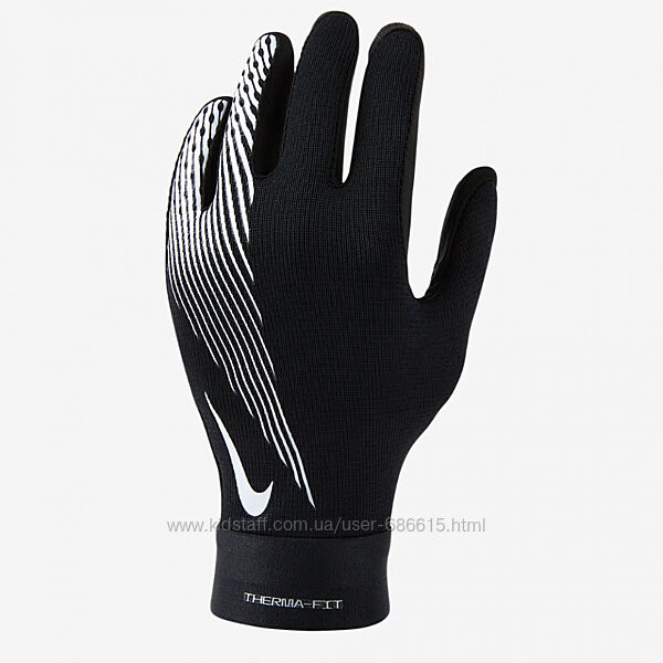 Перчатки вратарские детские Nike Therma-Fit Academy Black арт. HF0547-011