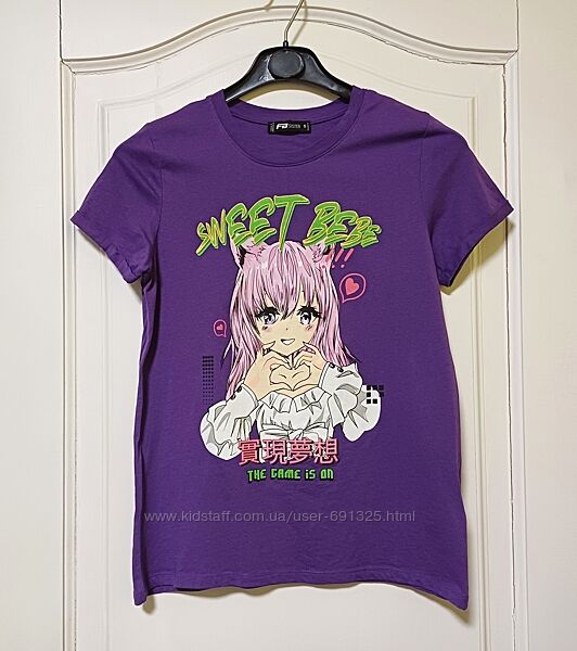 Футболка аніме, довжина 62 см.