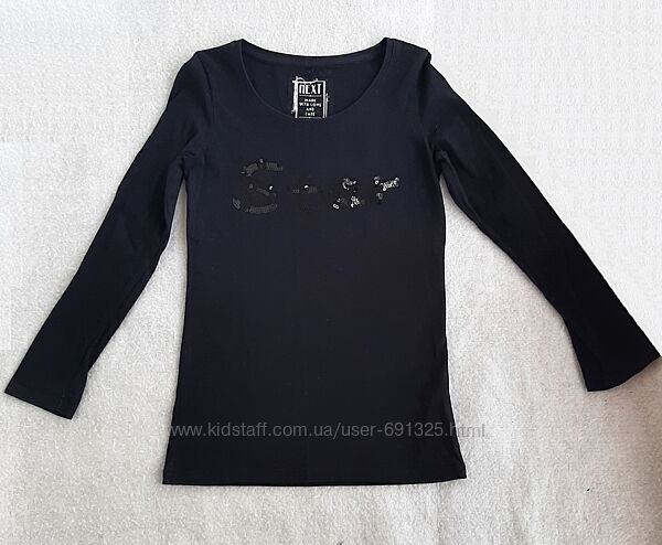 Лонгслів бавовна паєтки, довжина 57 см.