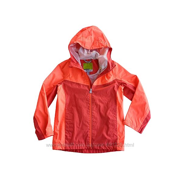 Куртка вітровка неон, довжина 58 см.