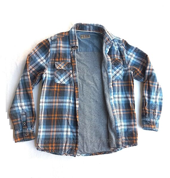 Сорочка тепла фланель підкладка, довжина 63 см.