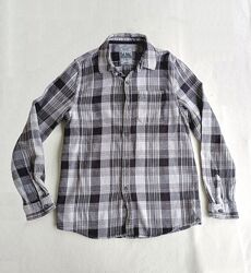 Сорочка в клітинку фланель бавовна, довжина 61 см.