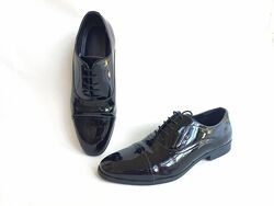 Туфлі оксфорди шкіра лак, устілка 30 см.