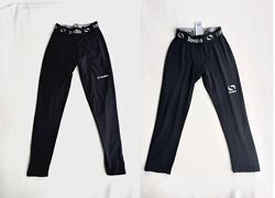 Лосини тайтси чорні спортивні, довжина 71 та 83 см.