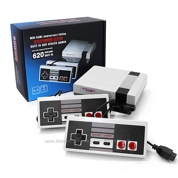 Игровая приставка 620 ретро игр 8 бит GAME NES 7724 с джойстиками