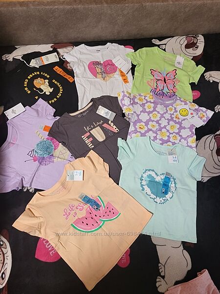Sinsay и Primark футболочки размер 98 и 104