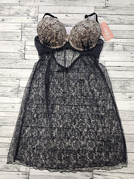 Сорочка з чашками пуш-ап kleo