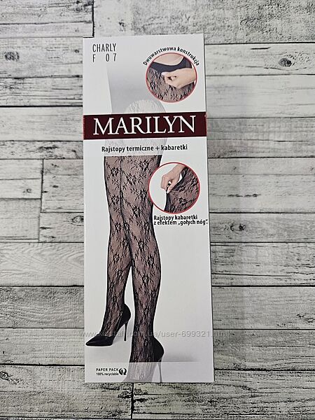 Колготки Marilyn з ефектом мережева на голій ніжці