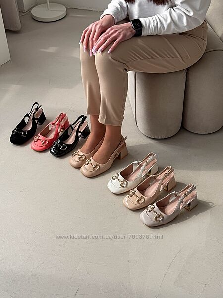 Туфлі Nicol чорні/беж/коралові/білі/лілові