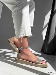 Босоніжки Mira, натуральна шкіра, беж