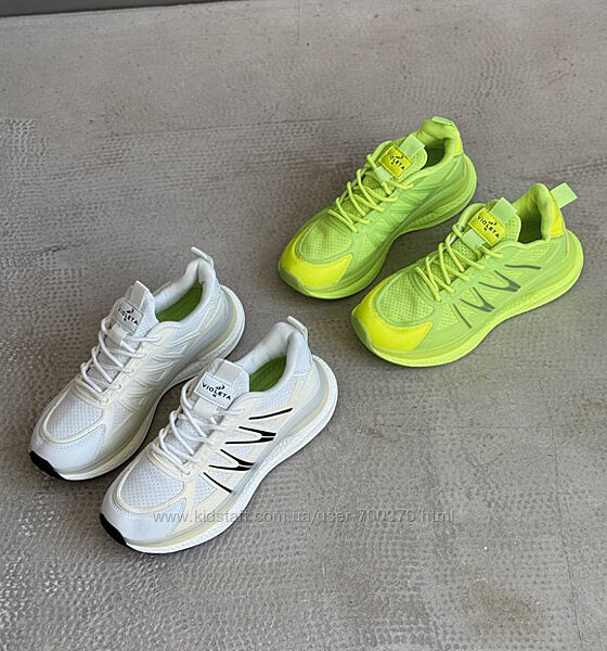 Кросівки неонові/білі