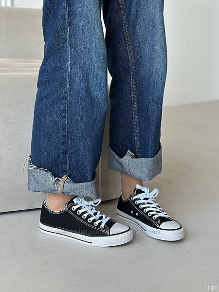 Кеди чорні/білий. взуттєвий текстиль