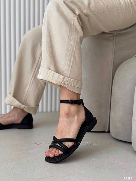 Босоніжки Комфорт, чорні