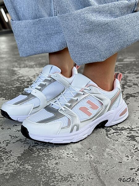 Кросівки Nit, білі/срібло/рожевий