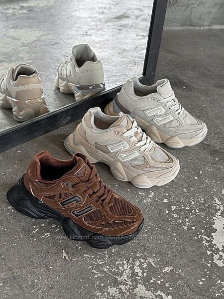 Кросівки N беж/шоколад/сірі
