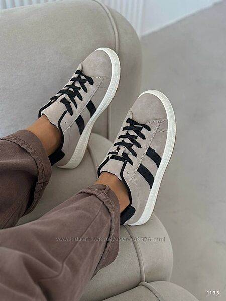 Кросівки сірі з чорним