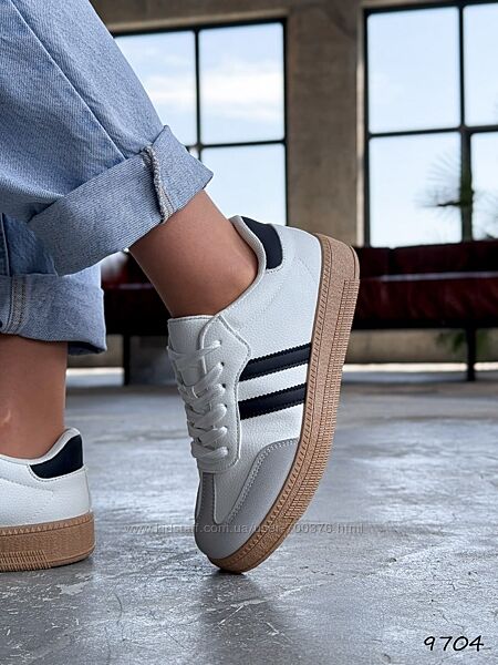 Кросівки Alesan, білі/чорний/сірий