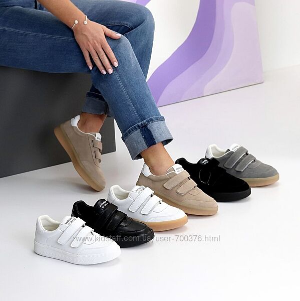 Кеди Marsi, натуральна шкіра/замша, білі/чорні/моко/сірі