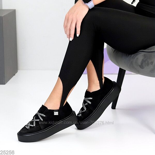 Туфлі Tamarli, натуральна замша, чорні