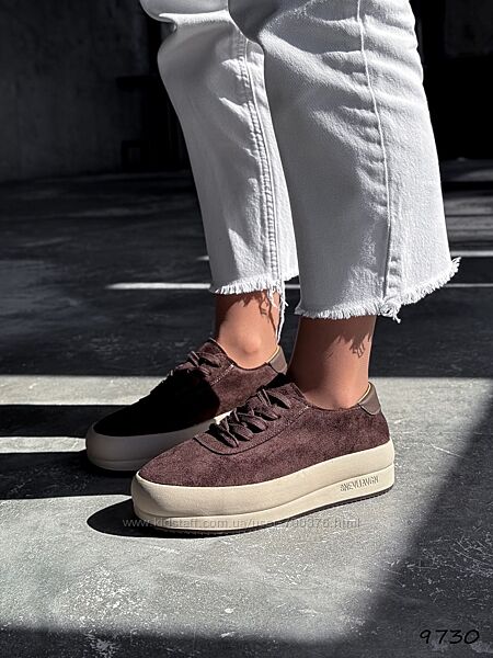 Кросівки Pat, натуральна замша, шоколад