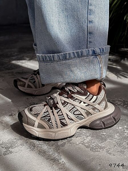 Кросівки Dari тауп/коричневий