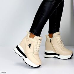 Снікерси Sian зима, беж