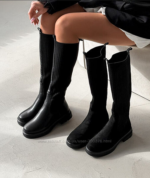 Чоботи єврозима Kruz, чорні