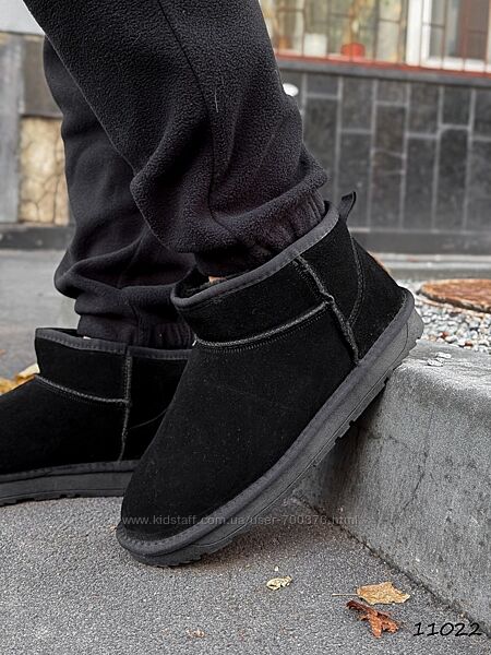 Угги чоловічі Marcel, натуральна замша, чорні