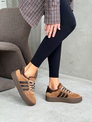 Зимові кросівки Alex Bens, натуральна замша/шкіра, руді