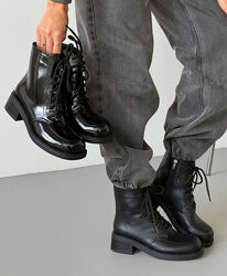 Черевики з анатомічним мисом barefoot від NikArt, натуральна шкіра/наплак