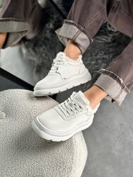 Кросівки Merry зима, натуральна шкіра, світлий беж