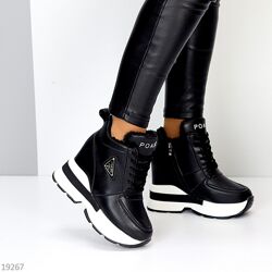 Снікерси Sian зима, чорні