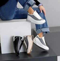 Кросівки Marens зима, натуральна шкіра/валяна шерсть, чорні/білі/беж/сірий