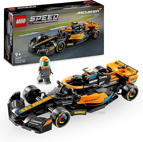 LEGO Speed Champions 76919 Автомобіль для перегонів 2023 McLaren Formula 1