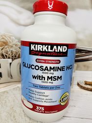 США Глюкозамін для здоров&acuteя суглобів та хрящів Kirkland glucosamine та MSM