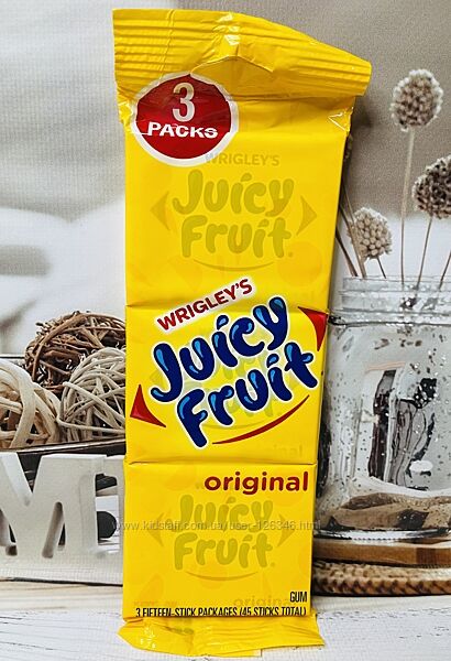 США Смачна жувальна гумка Wrigley&acutes Juicy Fruit