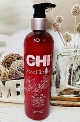 США CHI Rose Нip Oil Защитный шампунь и кондиционер для окрашенных волос